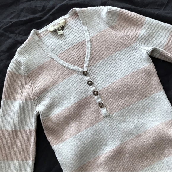 Denver Hayes soft pink and grey pull over size xs - Picture 1 of 6